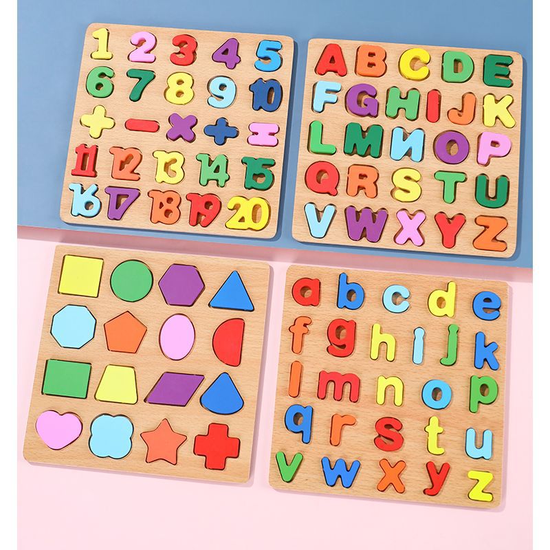 Digital Alphabet Building Blocks Puzzle Babies Recognize Numbers Children'S Early Education Educational Toys Hand-Scratch Board Puzzle Over 2 Years Old - Image 4